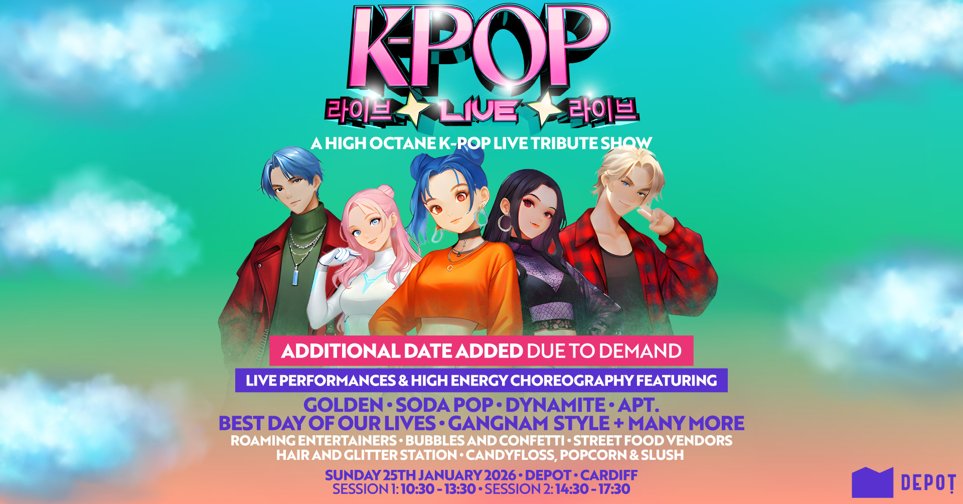 SOLD OUT: K-POP LIVE – DEPOT, 25 Jan 2026