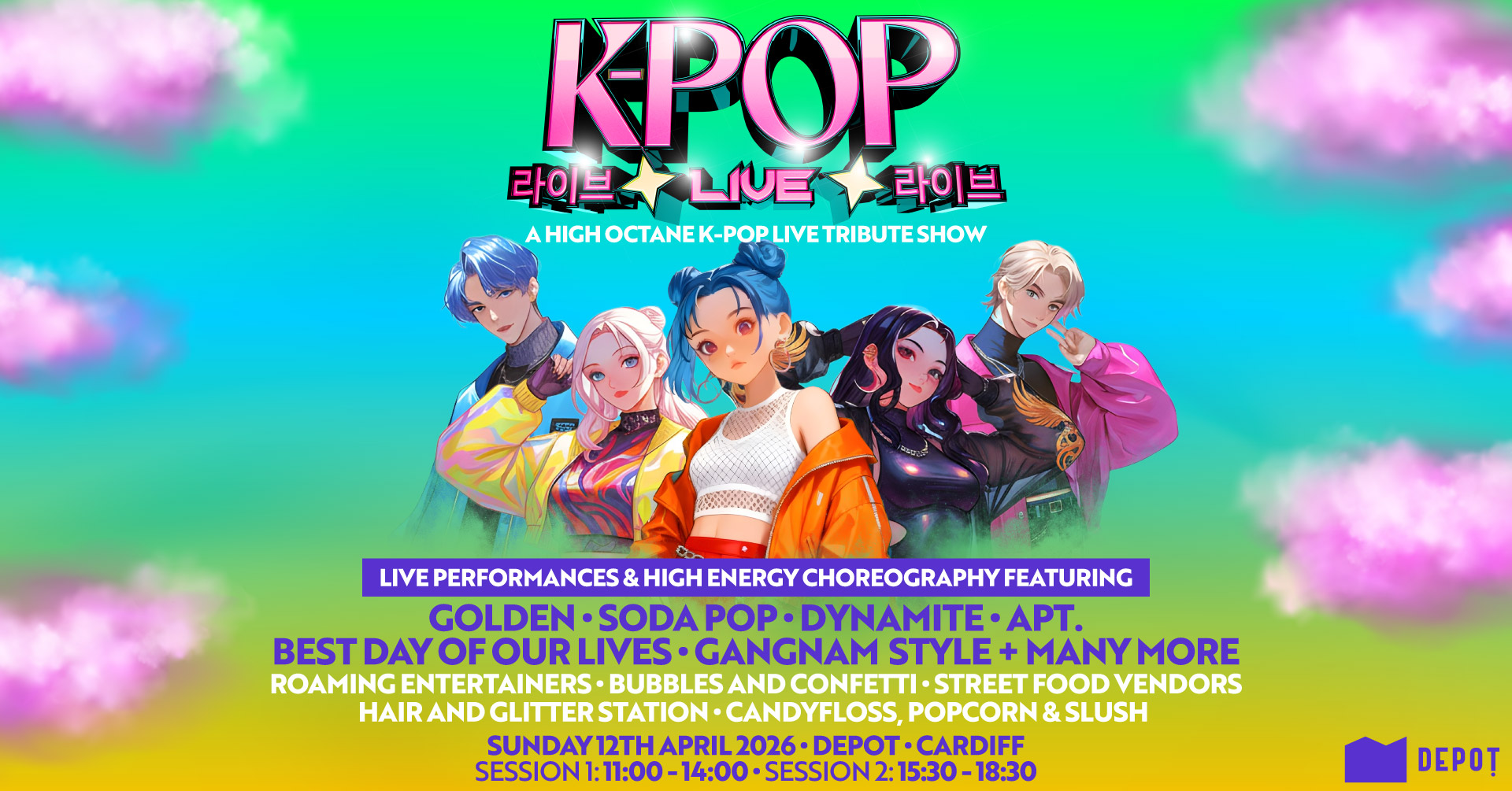 K-POP・アジア pecopocopen K-POP LIVE – DEPOT, 12 Apr 2026